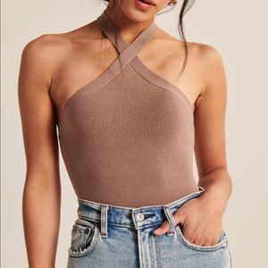 NWT halter top, thong bodysuit